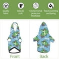 thumbnail image 6 of Haiem Crocodile Riding Skateboard for Winter Dog Hoodie Sweatshirts with Pockets Warm Dog Clothes for Small Dogs Chihuahua-Medium, 6 of 7