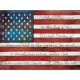 thumbnail image 2 of Rae, Marla 14x12 White Modern Wood Framed Museum Art Print Titled - Pledge of Allegiance, 2 of 4