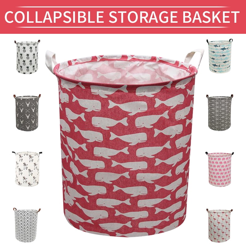 Arkham 19.7 x 15.7 Inches Extra Large Canvas Fabric Folding Storage bin