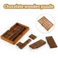 thumbnail image 4 of Classical Simulation Chocolate Wooden Puzzle Assembled Toy Magic Box Puzzle Block Jigsaw Puzzle, 4 of 5