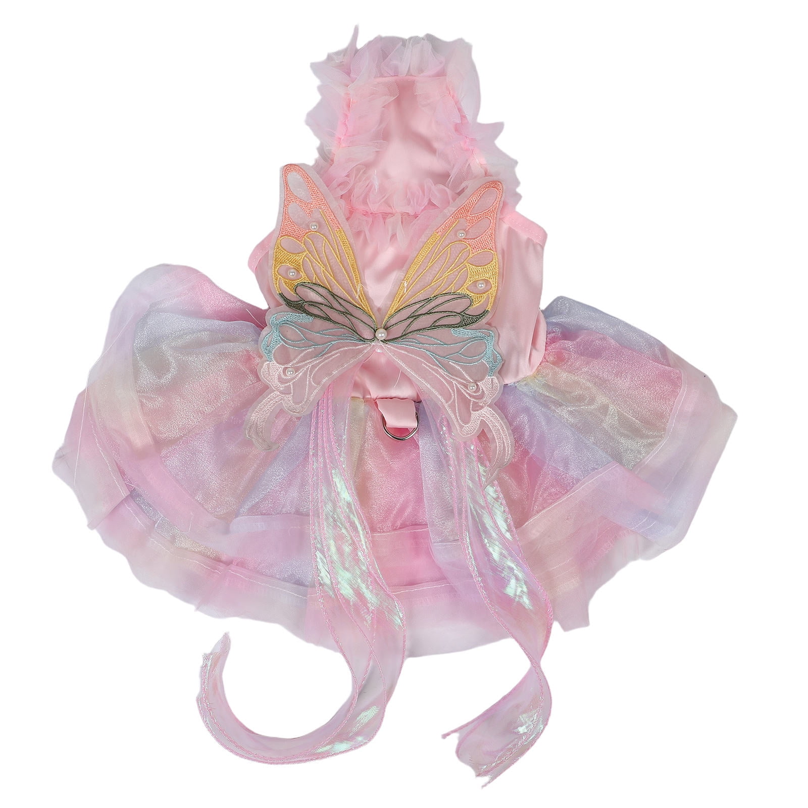 WEAVILUX 1Set Portable Dog Dress Princess Design Soft Breathable for Pet Party Decoration