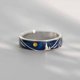 thumbnail image 3 of Anillos creativos de Van Gogh con cielo estrellado para hombre y mujer, joyería romántica con personalidad, regalo para parejas, venta al por mayor, 3 of 4