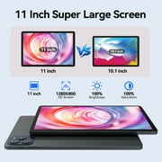 Android 15.0 Tablets,16GB RAM 128GB ROM 1TB Expand Tablets 11 inch, 2.4G/5G Tablet Android, 5G wifi 1280*800IPS Screen