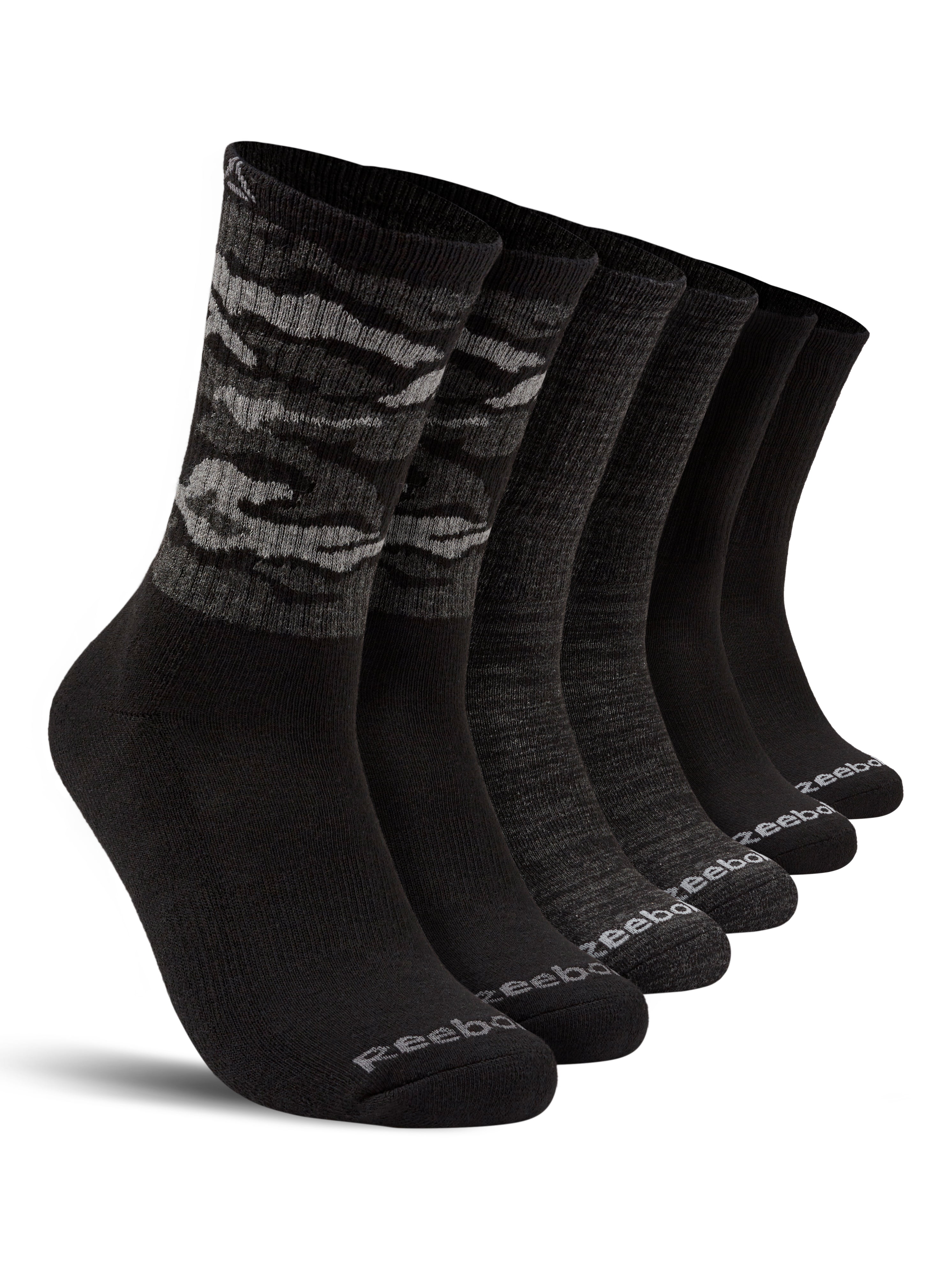 6-12.5 Athletic Running Compression Socks Mens Patterned Dress Casual Crew Socks