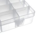 thumbnail image 4 of Unique Bargains Boîte de Rangement pour Composants - PP Ajustable 36 Compartiments Boîtes à Outils Composants Électroniques Transparent Blanc 275x178x43mm, 4 of 4