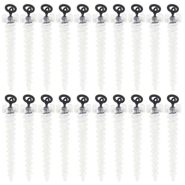Gancho de cebo para 20 piezas accesorio para pescar carpas se Ehuebsd detiene el cabello Chod Rig