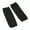 Black, variant on 1 Pair Crochet Knit Half Mittens | Thumbhole Design, High Elasticity - Striped Print Streetwear Style Arm Wrist Gloves for Cosplay