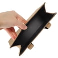 thumbnail image 3 of Car Trash Can Leather Vehicle Trash Bin Car Dustbin Garbage Organizer Holder Foldable Car Trash Can, 3 of 8
