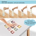 thumbnail image 3 of Yayeee 6 Pack Kitchen Dish Cloths Set for Washing Soft Drying Absorbent Microfiber Towels, Beige Jam Jars, 3 of 9