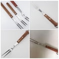 thumbnail image 3 of WIFKLSIIPG Outils de Barbecue Extérieur Fourchettes de Barbecue avec Manche en Bois Fourchettes de Barbecue Fourchettes de Barbecue en Acier Inoxydable Fourchettes de Barbecue Fourchettes de Barbecue, 3 of 8