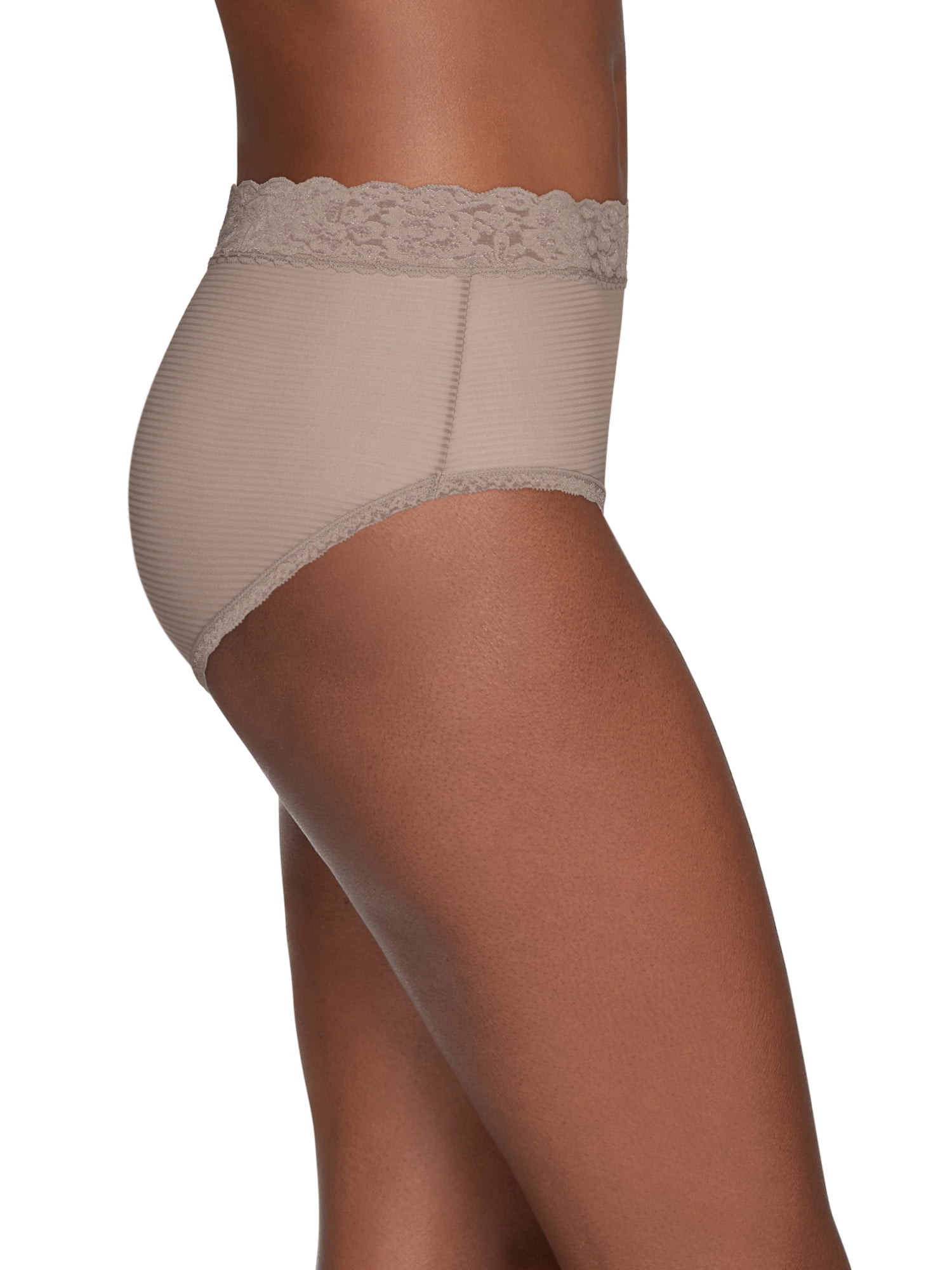 Vanity Fair Lingerie Women's Flattering Lace Brief Underwear