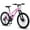 Pink, variant on 26 inch Women's Mountain Bike with 21 Speeds | Dual Disc Brakes & Front Suspension | Lightweight Frame | White/Purple