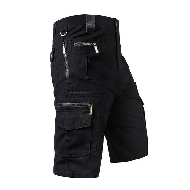 DPTALR Men's Plus Size Cargo Shorts Multi-Pockets Relaxed Summer Beach Shorts Pants