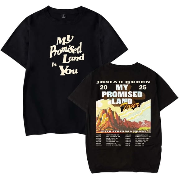Josiah Queen Merch T-shirt Summer Unisex Short-sleeved Fashion Y2K Casual Stylish Design Tee