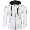 thumbnail image 2 of ORUYROP Sweat à Capuche Zippé pour Hommes, Mode Automne/hiver 2023, Veste Décontractée à Manches Longues, 2 of 4