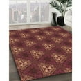 thumbnail image 3 of Ahgly Company Machine Washable Indoor Rectangle Transitional Chestnut Red Area Rugs, 7' x 10', 3 of 7