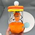 thumbnail image 4 of Carrot Juicer Doll Carrot Juicer Doll Fun Drawstring Plush Doll Cartoon Stuffed Toy Spinning, 4 of 7