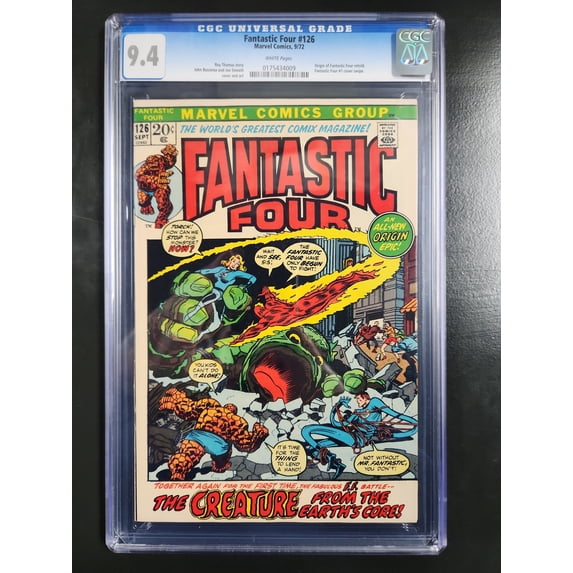 Fantastic Four #126 - CGC 9.4 Comic Book