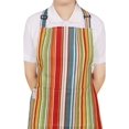 thumbnail image 6 of Ruvanti Chef Apron for Women.100 % Cotton Durable Kitchen Aprons with Pockets.Plus Size Adjustable Neck Strap, Long Ties.Fall Color Cute Aprons for Thanksgiving ,Christmas,Cooking,Bakin, 6 of 8