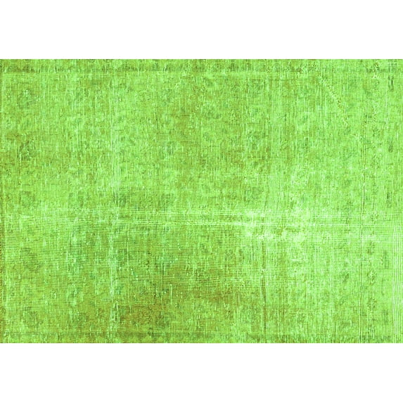 Ahgly Company Indoor Rectangle Persian Green Traditional Area Rugs, 3' x 5'