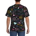 thumbnail image 2 of Naloa I love you Mom Men's T-Shirt Sport T-shirt Men's Basic Tee Casual Men's Shirt, Round Neck, Short Sleeves - X-Large, 2 of 5