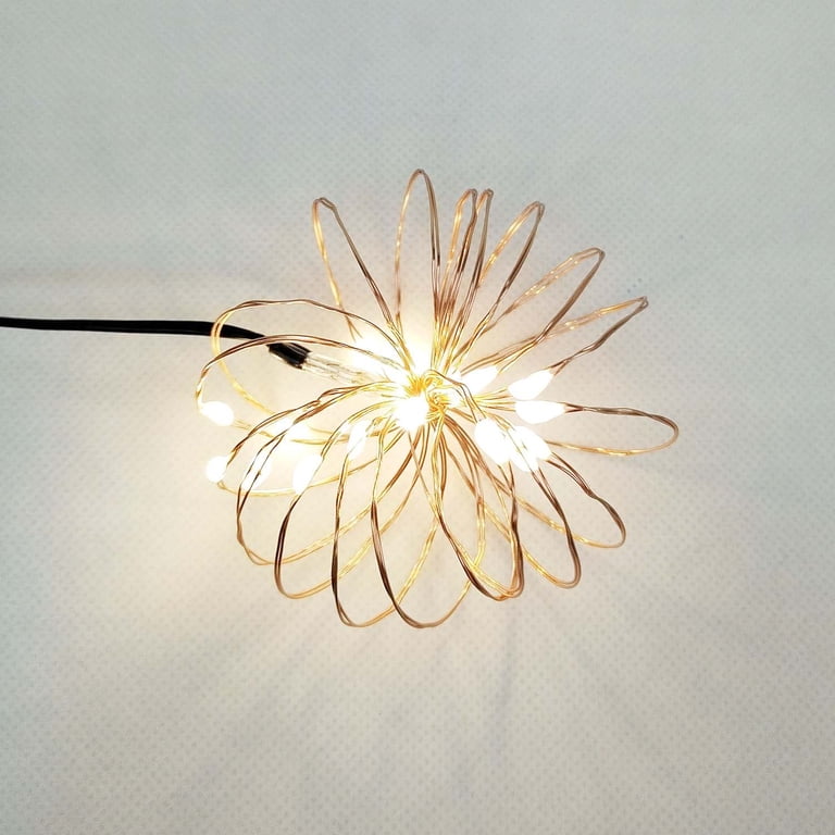 Mainstays 6ft Copper Wire Indoor LED Fairy String Lights with