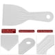 thumbnail image 4 of Uxcell 10pcs Raspador de Masilla 3" Ancho 2mm Espátula Plástica Flexible Delgada Gris, 4 of 6