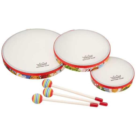 Batería Remo Rhythm Club Hand de 3 piezas multicolor RH3100-00