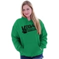 thumbnail image 4 of Vegan Peace Love Hippie Herbivore Hoodie Sweatshirt Women Men Brisco Brands S, 4 of 5