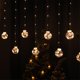 thumbnail image 5 of Warm White US Luz De Cortina De Navidad 8 Modos Luz De Cadena De Ventana Led Para Banquete De Boda, Decoraciones Navideñas Nosotros, 5 of 5