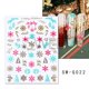 thumbnail image 1 of Pegatina holográfica de copos de nieve plateados para uñas, decoración de uñas 3D deslizante, alce metálico, árbol de Santa Claus, Navidad, Año Nuevo, Invierno, 1 of 4