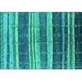 thumbnail image 1 of Ahgly Company Indoor Rectangle Solid Turquoise Blue Modern Area Rugs, 7' x 9', 1 of 4