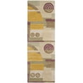thumbnail image 2 of SAFAVIEH Rodeo Drive Wayne Abstract Wool Runner Rug, Beige, 2'6" x 12', 2 of 9