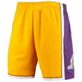 thumbnail image 2 of Men's Mitchell & Ness Gold Los Angeles Lakers 2009 Hardwood Classics 75th Anniversary Swingman Shorts, 2 of 4