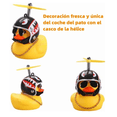 thumbnail image 2 of Kit Patito  Bloosom Pato Casco Hélice Decoración De Coche Bici Moto 4pzs Amarillo, 2 of 4