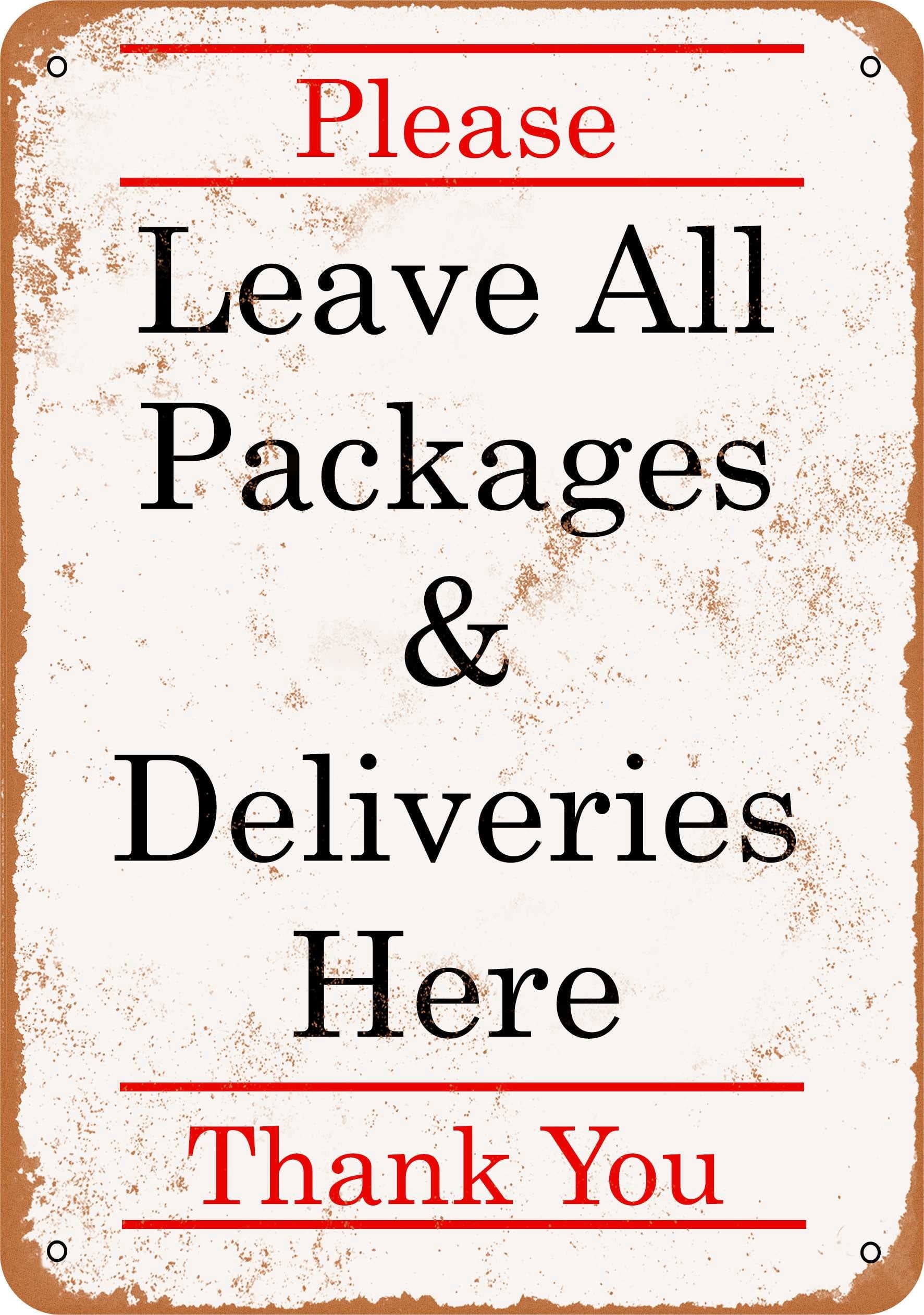 Please Deliver All Packages To Front Door Sign - Walmart.com display picture 1