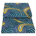 thumbnail image 2 of BintaRealWax Africa new 6 yards polyester fabric Batik printing process Can be used for handmade, DIY clothing,Multi purpose fabric， etc., 2 of 5