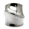 thumbnail image 3 of Luxe Jewelry Designs Stainless Steel High Polished Women's Ring - Size 6 (Pack of 2), 3 of 4