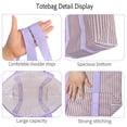 thumbnail image 2 of Strip Mesh Beach Tote Bags,Causal Pool Bags for Swimming Picnic Vacation Essentials, 2 of 7