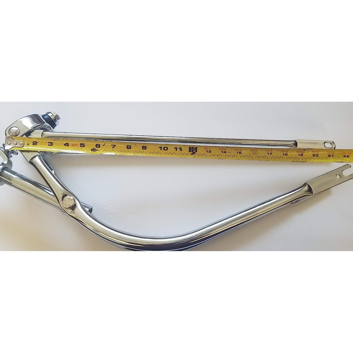 HYYYYH 26" Bent Spring Fork 1" Chrome. Bike Fork, Fork, Bike Fork Fork