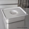 thumbnail image 5 of TrueCraftware- Half Size Solid Stainless Steel Anti-Jamming Steam Pan Cover 24 Gauge- Chafing Anti-Jam Steam Table Pan Lid Catering Metal Food Pan Cover for Restaurant Events Catering, 5 of 5