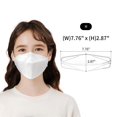 thumbnail image 3 of Mascarilla facial Dr.Puri Micro-Dust Protection KF94 White Medium x20, 3 of 7