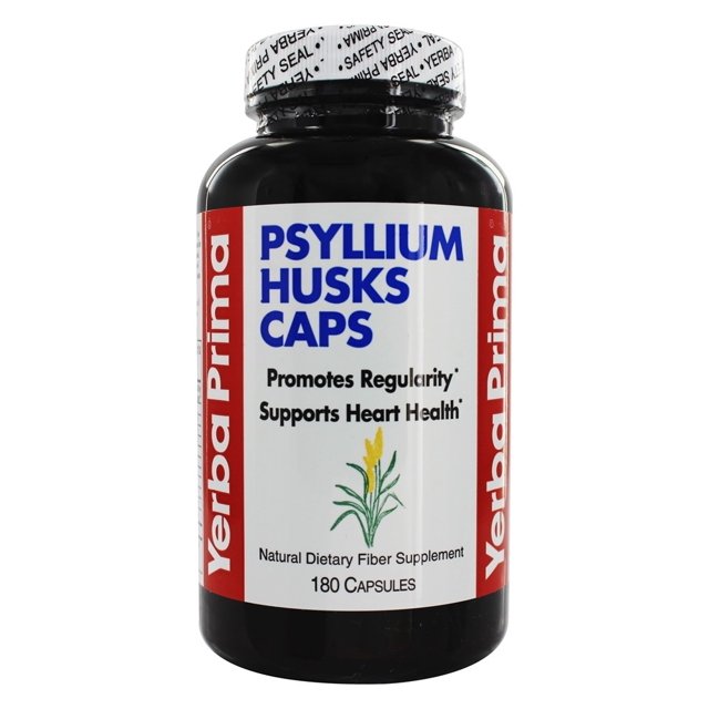 Yerba Prima - Psyllium Husks 625 mg. - 180 Capsules