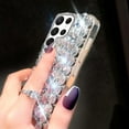 thumbnail image 3 of Samsung Galaxy S22 Ultra Case Diamond Case for Women 3D Glitter Sparkle Bling Case Luxury Shiny Crystal Diamond Bumper Clear Gems Cute Protective Girly Case Girls Cover(Sliver), 3 of 12