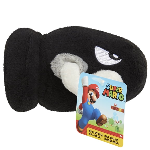 Super Mario Plush - Bullet Bill