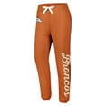 thumbnail image 2 of Women's G-III 4Her by Carl Banks Orange Denver Broncos Scrimmage Fleece Pants, 2 of 3