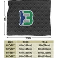 thumbnail image 3 of Hartford Whalers Fleece Blanket, Very Soft Microfiber Flannel Blanket for Couch Warm and Cozy for All Seasons, 3 of 6
