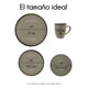 thumbnail image 3 of Red Velvet Vajilla Ceramica Moderna Elite de 16 Piezas para 4 Personas | Platos, Tazón y Tazas | Diseño Elegante | Apto para Microondas, 3 of 7