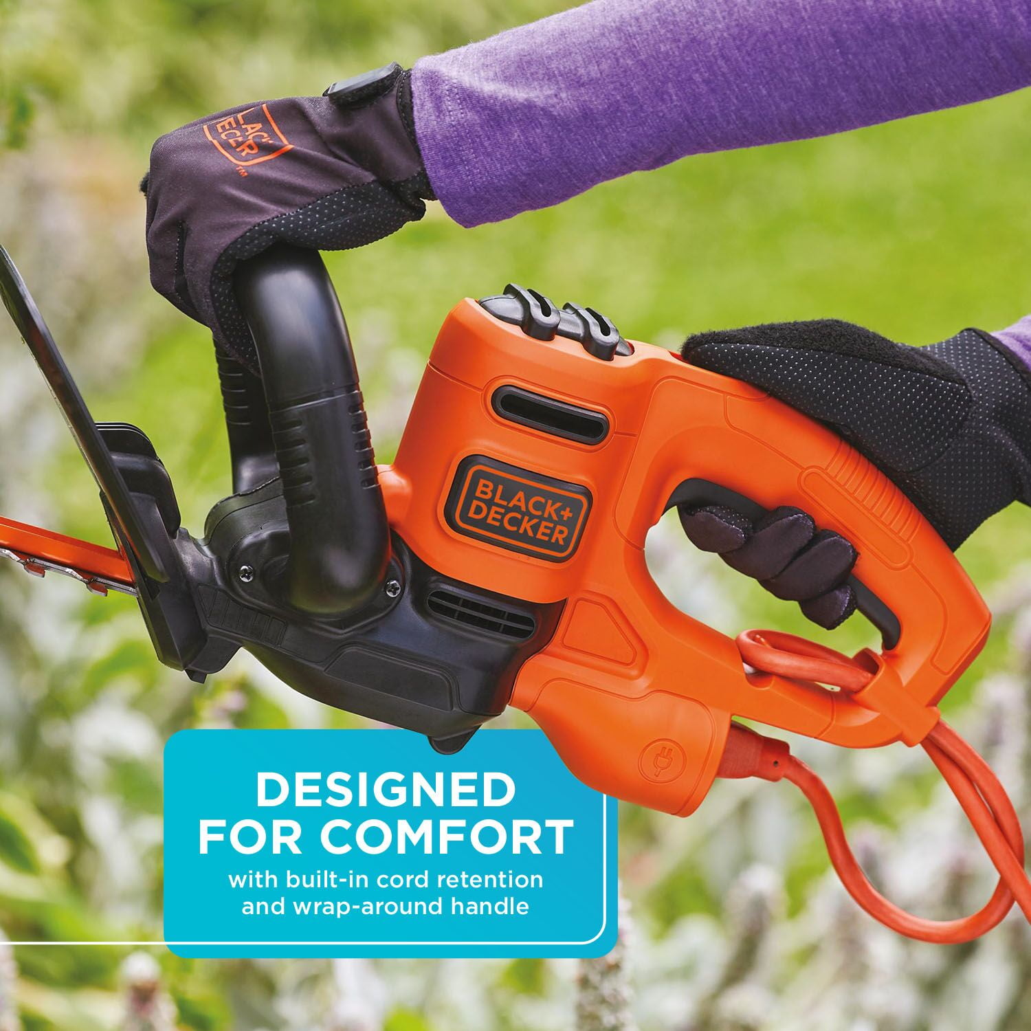 BLACK+DECKER BEHT200 18" CORDED HEDGE TRIMMER