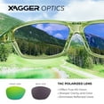 thumbnail image 2 of Xagger Wrap Around Polarized Sports Sunglasses for Men Women TR90 Frame Driving Running Fishing Sun Glasses, 2 of 7